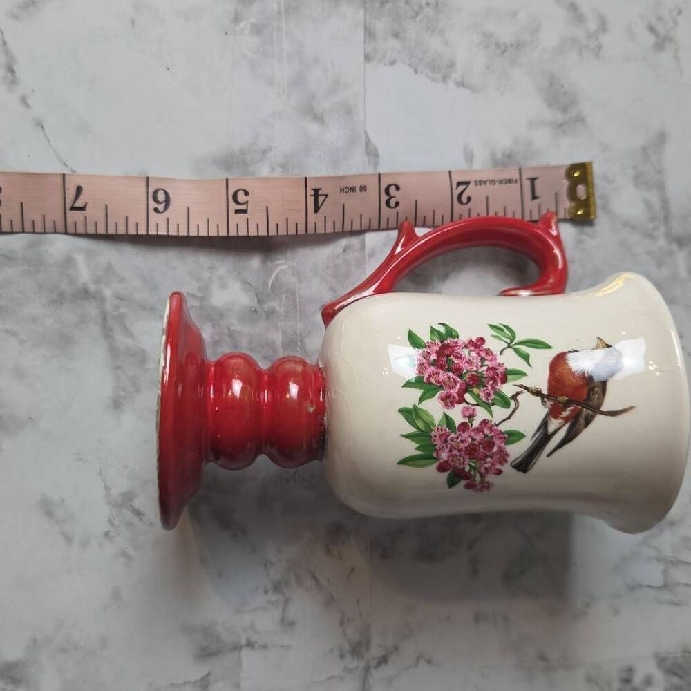 Vintage Fred Roberts Songbird pedestal Mugs - Picture 7 of 8